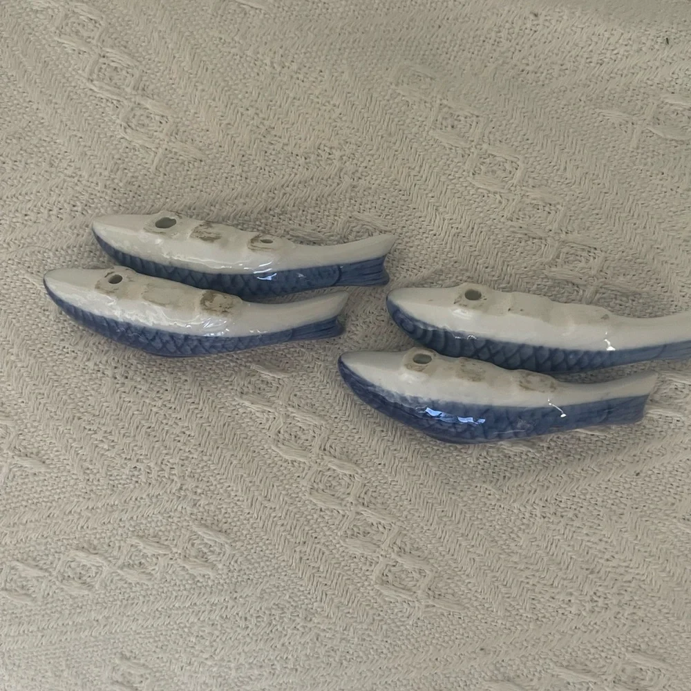 Vintage ceramic chopsticks set